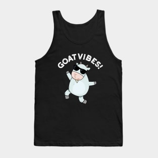 Goat Vibes Cute Good Vibes Animal Pun Tank Top